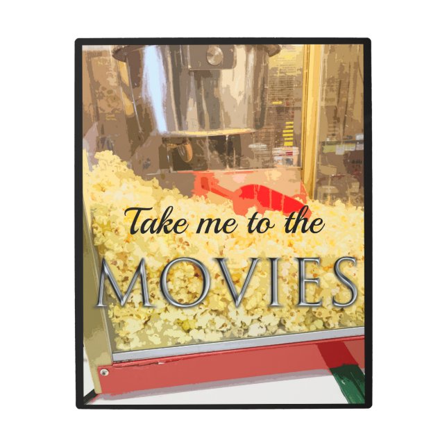Impresión En Metal Llévame al cine (Anverso)