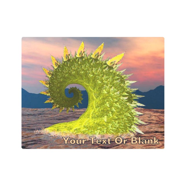 Impresión En Metal Loch Ness Monster (Anverso)