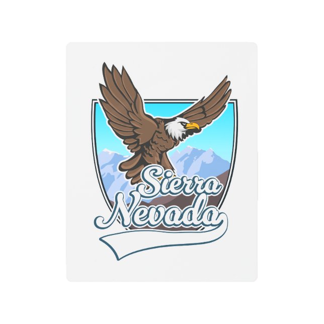 Impresión En Metal Logo de Sierra Nevada USA (Anverso)