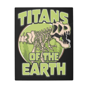 Impresión En Metal Logo de Titanes de la Tierra