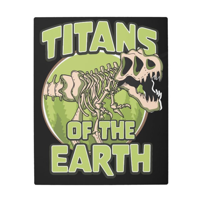 Impresión En Metal Logo de Titanes de la Tierra (Anverso)