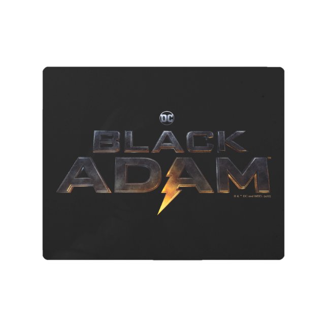 Impresión En Metal Logo del Black Adam (Anverso)
