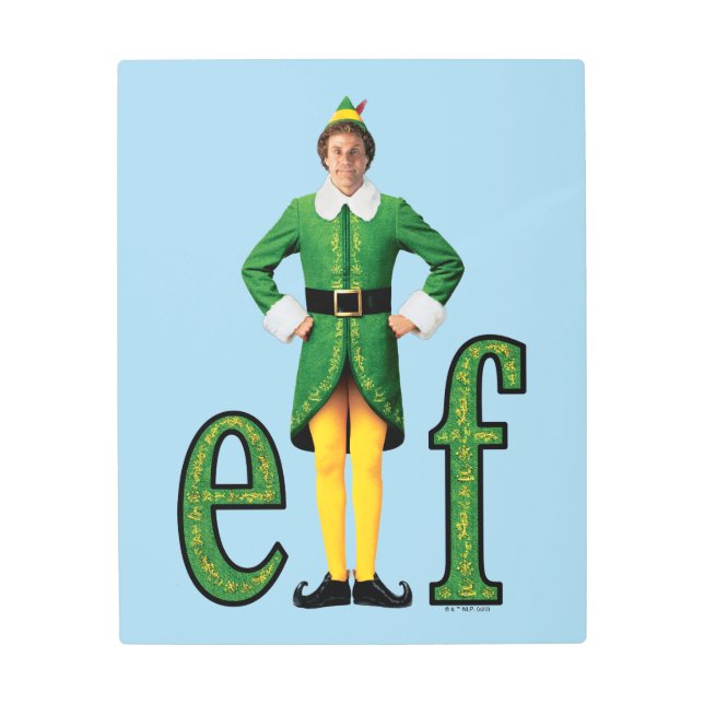 Impresión En Metal Logotipo de Buddy the Elf Movie (Anverso)