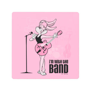 Impresión En Metal Lola Bunny Estoy con la banda