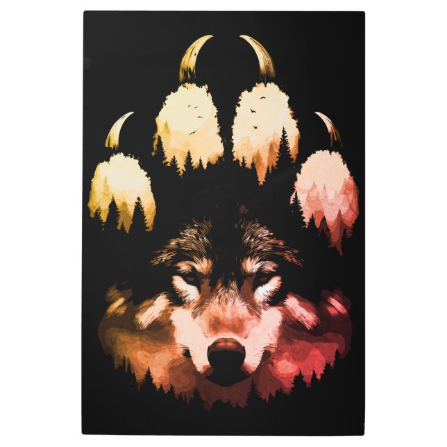 Impresión En Metal Lone Wolf. Alma salvaje (Anverso)