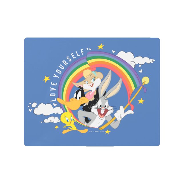 Impresión En Metal LOONEY TUNES™ - Ama tu propia insignia de orgullo (Anverso)