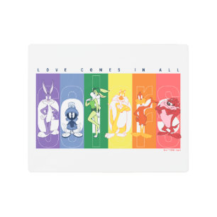 Impresión En Metal LOONEY TUNES™ - El amor viene en todos los colores