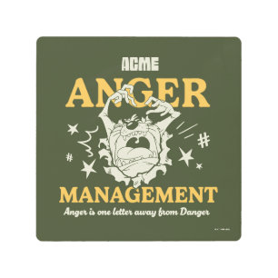 Impresión En Metal LOONEY TUNES™  TAZ™ ACME Anger Management