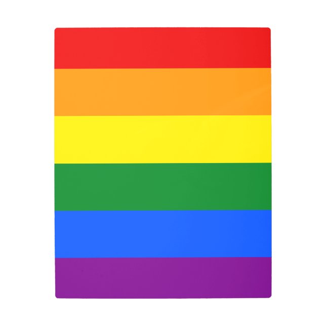 Impresión En Metal Los colores del arcoiris (Anverso)