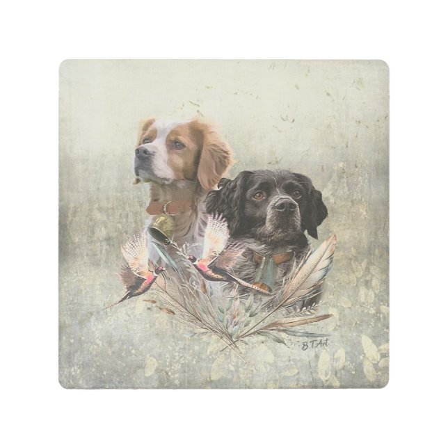 Impresión En Metal Los españoles de Bretaña, la Bretaña francesa, el  (Anverso)