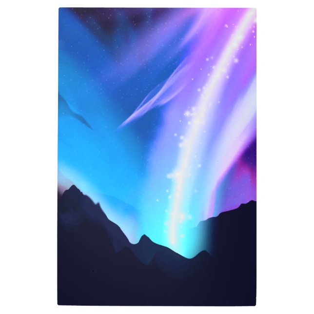 Impresión En Metal Luces boreales (Anverso)