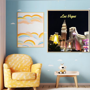 Impresión En Metal Luces brillantes Vida Nocturna Las Vegas