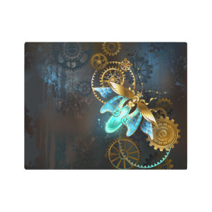 Impresión En Metal Luciérnaga de Steampunk