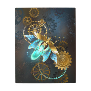 Impresión En Metal Luciérnaga de Steampunk