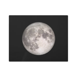 Impresión En Metal Luna llena
