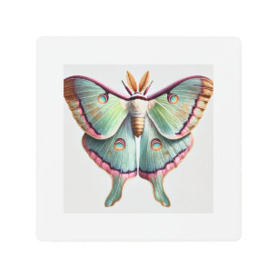 Impresión En Metal Luna Moth 200624IREF217 - Watercolor