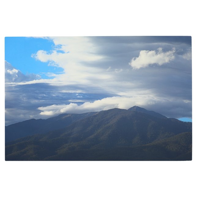 Impresión En Metal Luz suave sobre el Monte Bogong (Anverso)