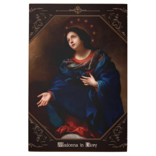 Impresión En Metal Madonna en gloria de Carlo Dolci