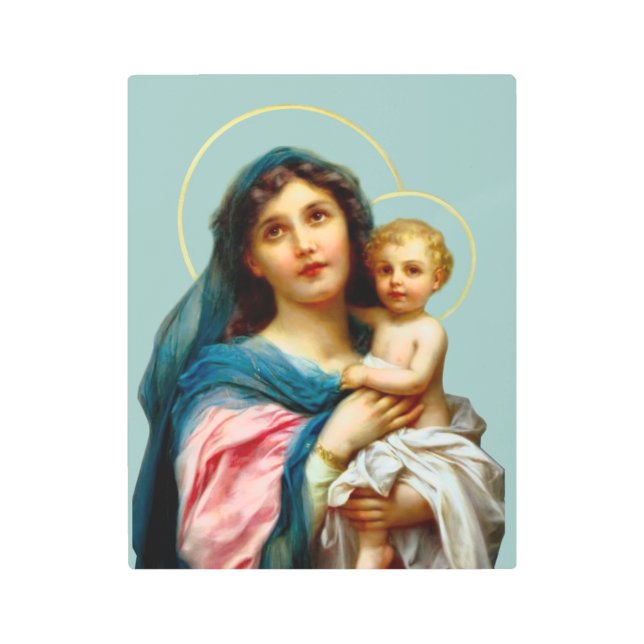 Impresión En Metal Madonna y el niño (Anverso)