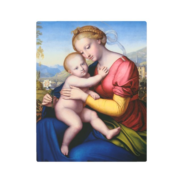 Impresión En Metal Madonna y el niño (Anverso)