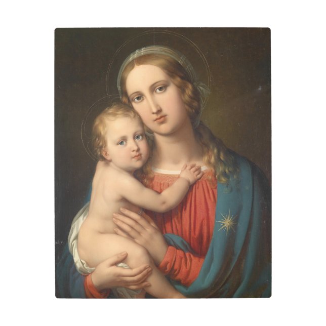 Impresión En Metal Madonna y el niño (Anverso)
