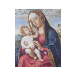 Impresión En Metal Madonna y el niño