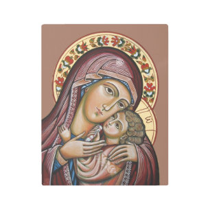 Impresión En Metal Madonna y el niño