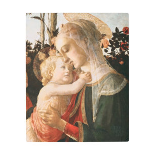 Impresión En Metal Madonna Y Niño