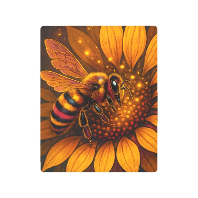 Impresión En Metal Magical Bee Metal Print  (Anverso)