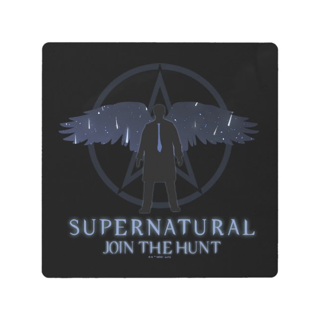 Impresión En Metal Magnífico Castiel Cayendo Estrellas (Anverso)