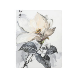 Impresión En Metal Magnolia Blossom Watercolor Metal Art