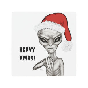 Impresión En Metal ¡Mala fortuna, pesadas navidades!