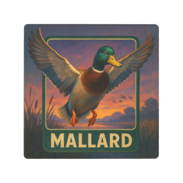 Impresión En Metal Mallard Sign
