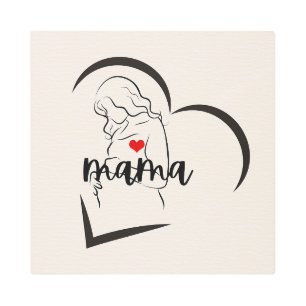 IMPRESIÓN EN METAL MAMA