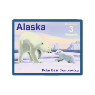 Impresión En Metal Mama Nose Best - Alaska Postage
