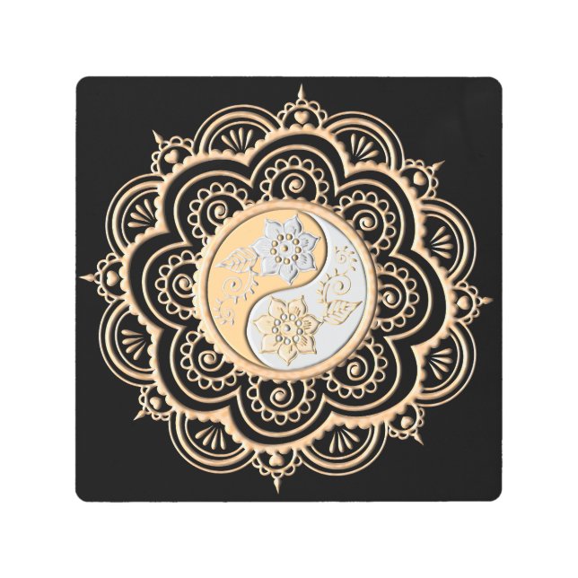 Impresión En Metal Mandala 1  (Anverso)