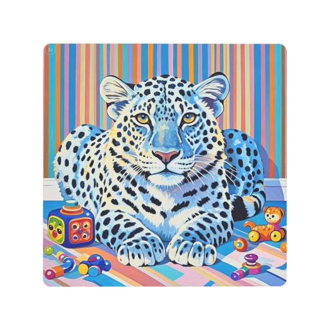 Impresión En Metal Mandala contemporánea Wall Art (Anverso)