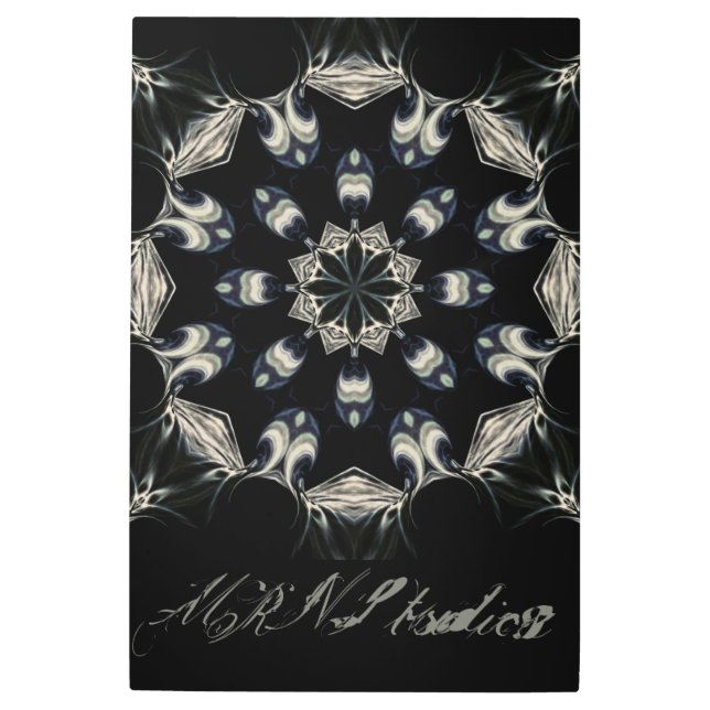 Impresión En Metal Mandala elegante (Anverso)