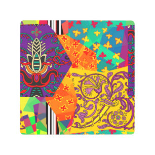 Impresión En Metal Mandala festiva india turca