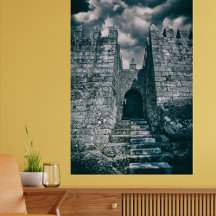 Mano medieval del castillo