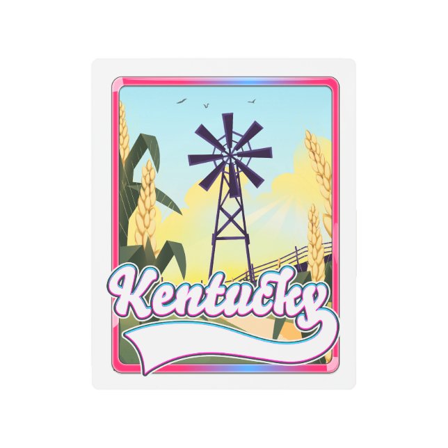 Impresión En Metal Mapa de viajes de Bathurst Island Canada (Anverso)