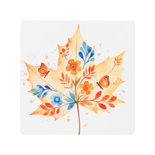 Impresión En Metal Maple leaf (Anverso)