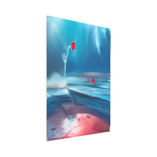 Impresión En Metal Mar rojo azul