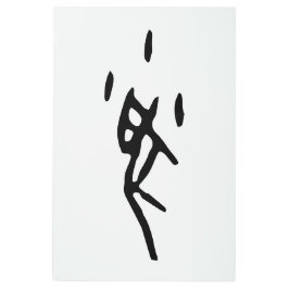 Impresión En Metal Maravillosa rata de zodiaco chino-#001-