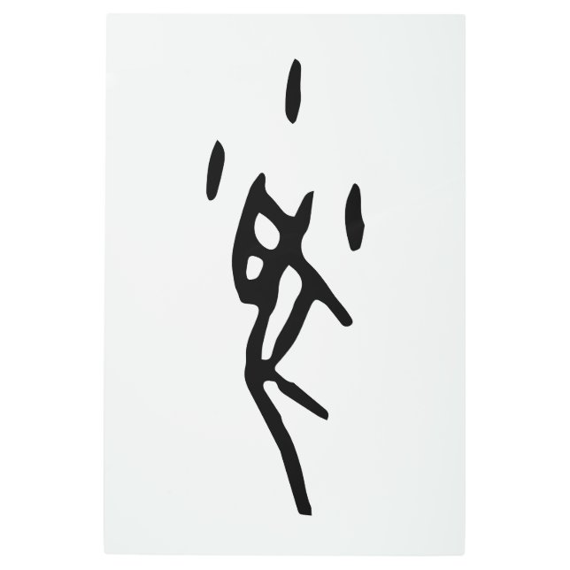 Impresión En Metal Maravillosa rata de zodiaco chino-#001- (Anverso)