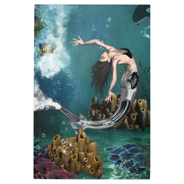 Impresión En Metal Maravillosa sirena de vapor (Anverso)