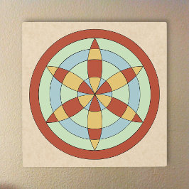 Impresión En Metal Marca de bruja Suffolk Hexafoil (Rueda de marea)