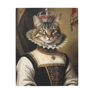 Impresión En Metal marco de imagen del gato