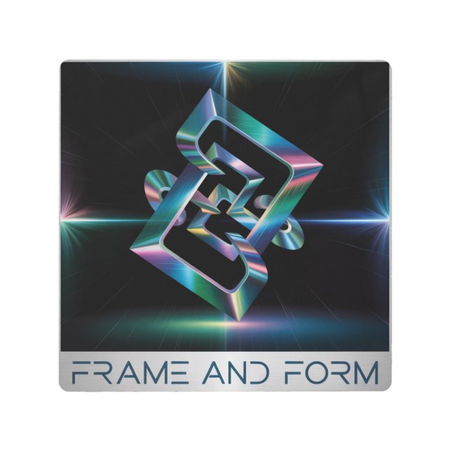 Impresión En Metal Marco Y Forma (Anverso)