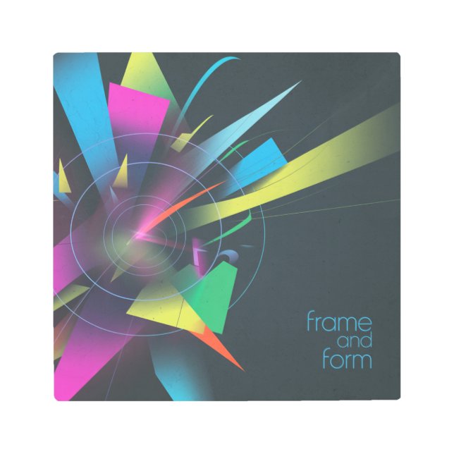 Impresión En Metal Marco Y Forma (Anverso)